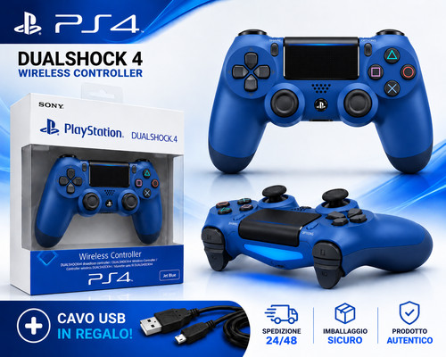 Sony ps4 dualshock blue - sony,